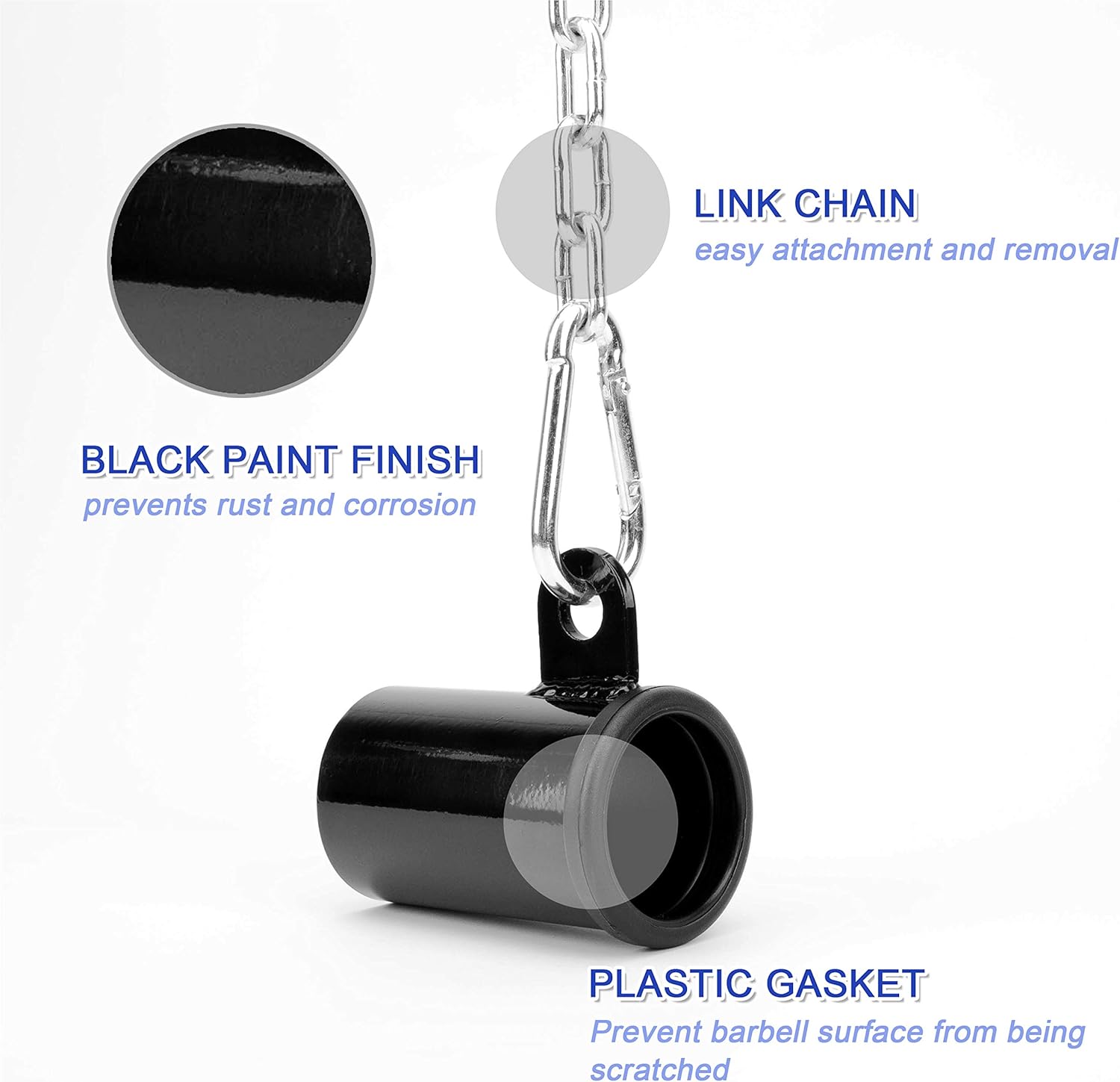 T-bar Row Platform Landmine Attachment with Chain- Fit 2" Olympic Bar - Use with Cable Machine Attachment Hand : Sports & Outdoors