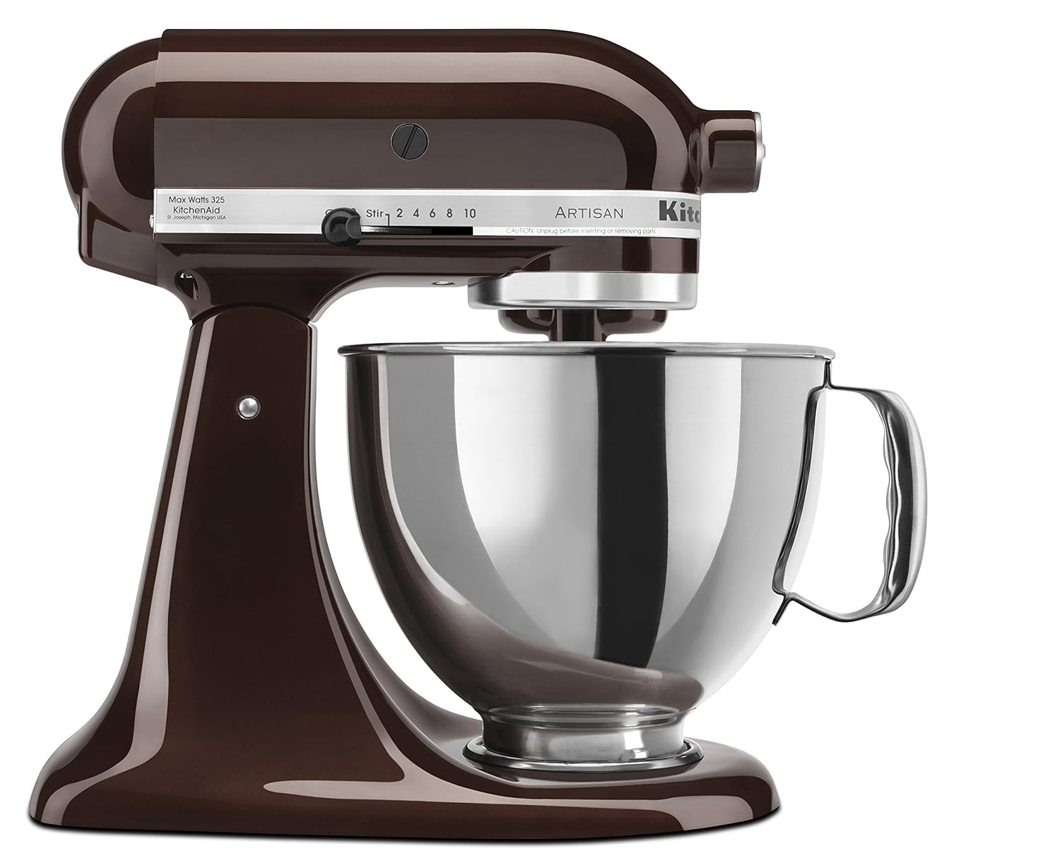 KitchenAid RRK150ESArtisan Series Stand Mixer, 5 quart, Espresso (Certified Refurbished)