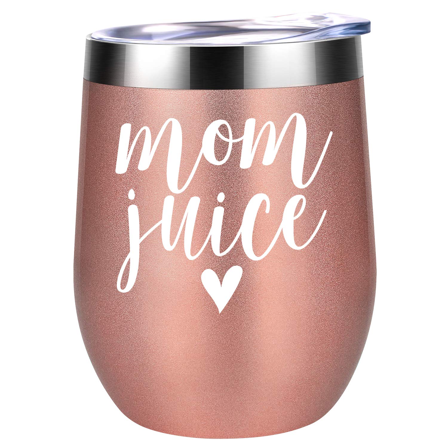 Mothers Day Gifts for Mom, Wife - Mom Juice - Funny Mom Gifts from Daughter, Son - Mom Birthday Gifts Ideas for Mom Friends, New Mom, Pregnant Mom, Mom to be, Her - Coolife Wine Tumbler Mom Cup Mug