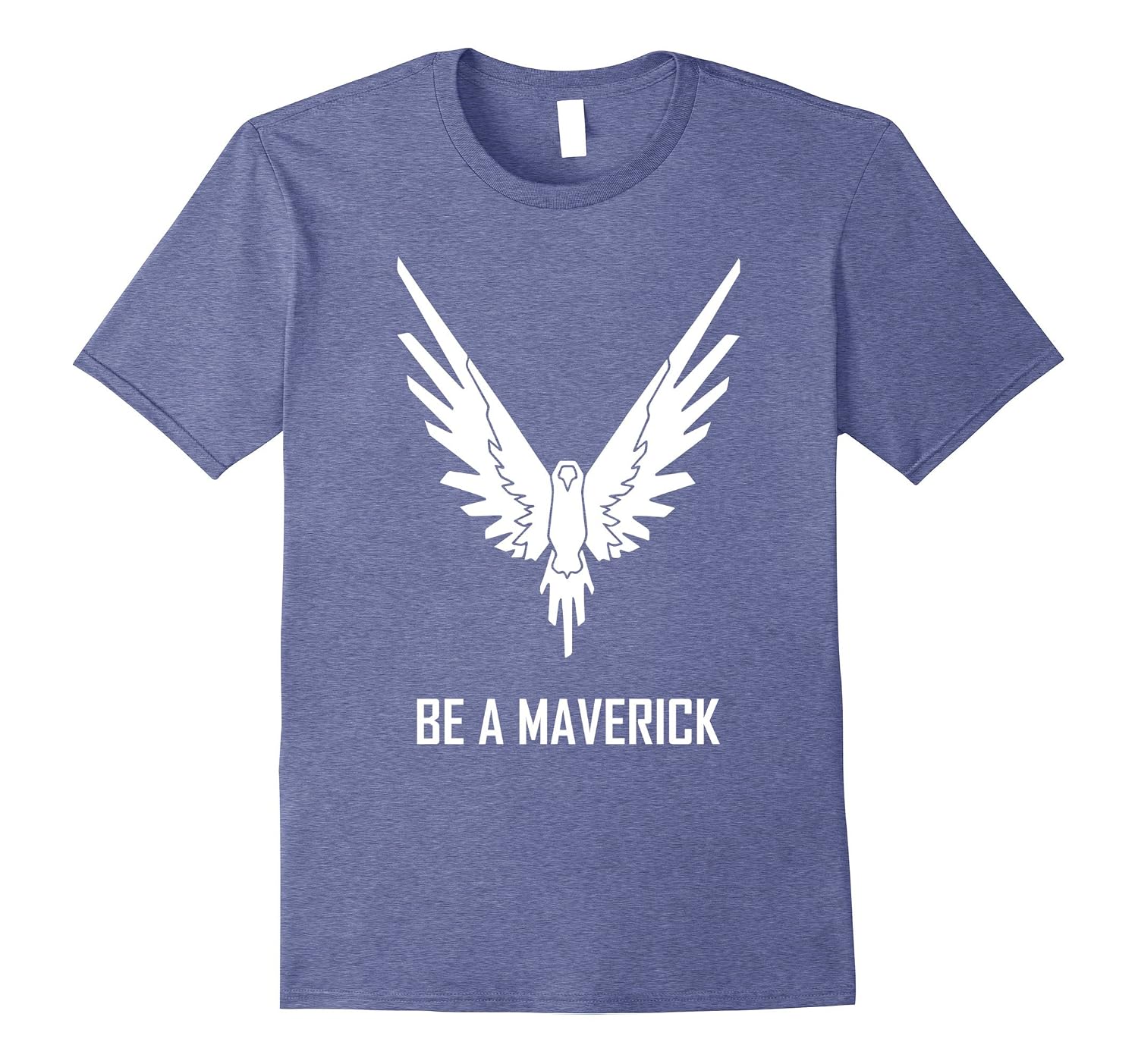 Be A Maverick White Logo TShirtArt Artvinatee