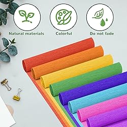 Crepe Paper Streamers 8 Rolls, 10 x 98Inch 8