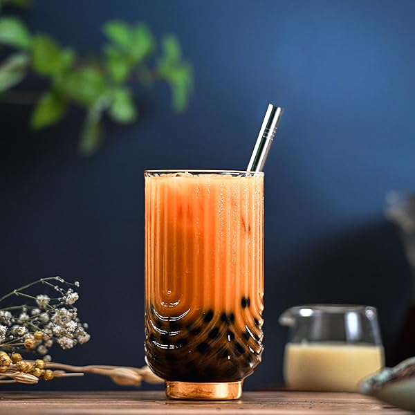 FLAVFAR THAI MILK TEA KIT – NOW WITH NO ADDED CONDENSED MILK | INSTANT BROWN SUGAR BOBA, LOW CALORIE, AUTHENTIC BUBBLE TEA FROM TAIWAN – 5 SERVINGS