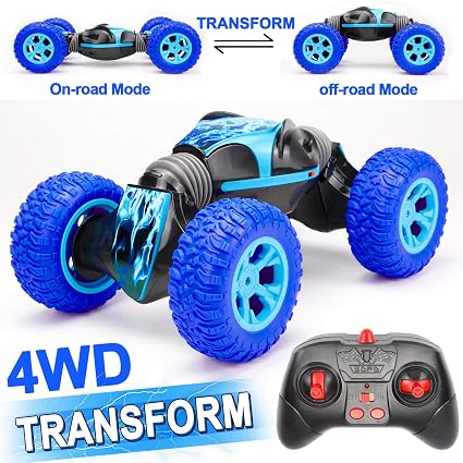Rc Cars Toy For Boys Remote Control Car Toys Race Car For Kids Boys Girls Age 6 7 8 9 10 11 12 16 Year Old Birthday Gifts 4wd 24ghz Dual Mode 360