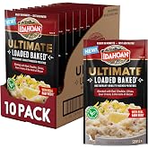 Idahoan Ultimate Loaded Baked Instant Mashed Potatoes | 4.1oz - Pack of 10 | Restaurant-Quality, Premium Ingredients and Elevated Texture | Real Idaho Potatoes, Sour Cream and Cheddar | Bacon Taste