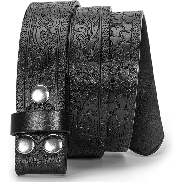 小物 MINEDENIM Leather Belt 36 Black Lands' End Men's Classic Leather Chino Belt Black at Amazon