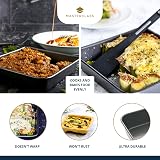 MasterClass Large Roasting Tin Deep Non Stick Carbon Grey 39 x 28 x 7 cm view 4