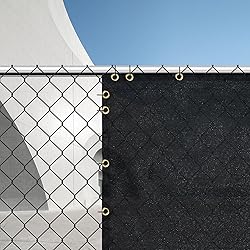Black 4FT X 50FT Outdoor Privacy Screen Fence