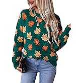 GOLDSTITCH Women's Sweaters Casual Long Sleeve Crewneck Patchwork Pullover Knit Sweater