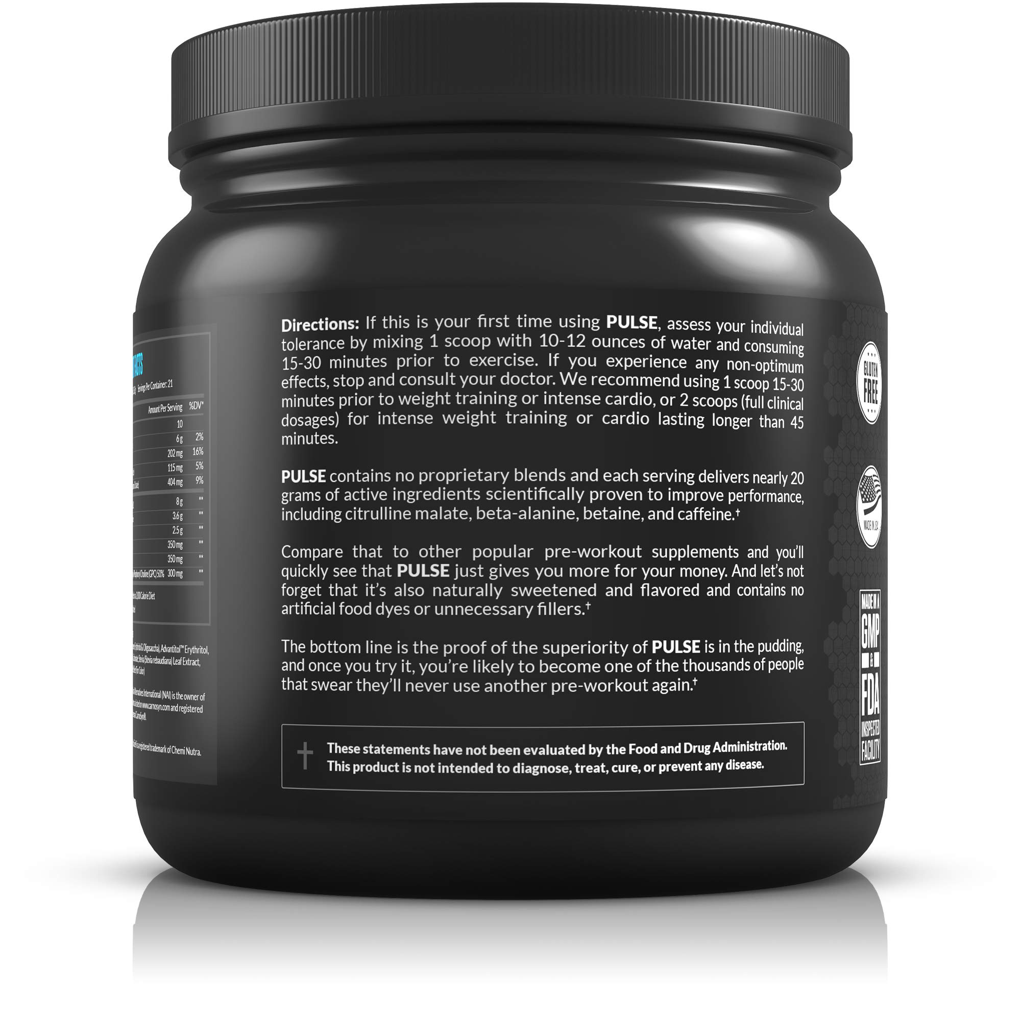 LEGION Pulse, Best Natural Pre Workout Supplement for