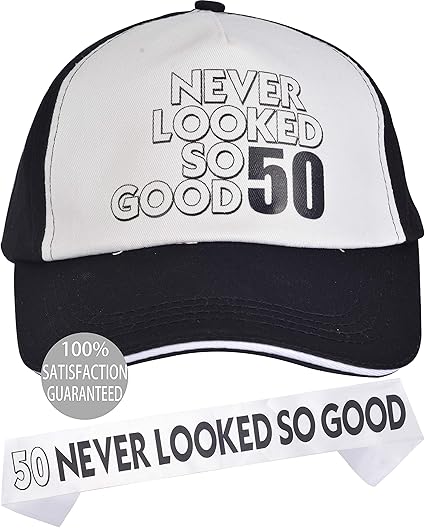 Amazon Com 50th Birthday Hat Funny 50th Birthday Gift 50th