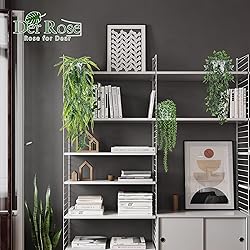 Der Rose 8Pcs Fake Plants Hanging Artificial Ivy