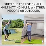 Finger Ten Golf Rubber Tees 5 Pack Durable Practice Mat Tees 1.5"-3.13" view 7