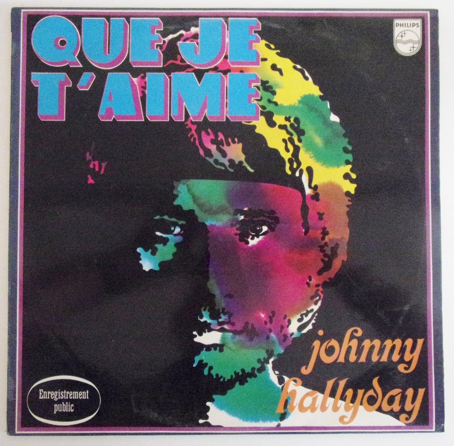 Johnny Hallyday: Que je t'aime , enregistrement public, Vinyle original  biem LP 33 tours Philips 849468: Amazon.fr: Musique