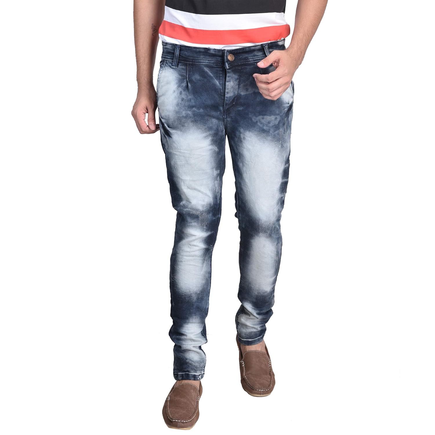 mens light black jeans