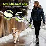 Pecute 5M Retractable Dog Lead Heavy Duty Chew-Proof Cable Reflective view 5