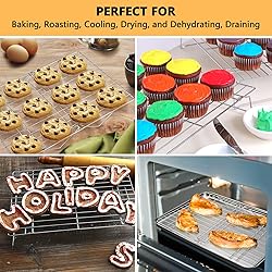 P&P CHEF Cooling Rack Set of 2, 2-Tier Stackable