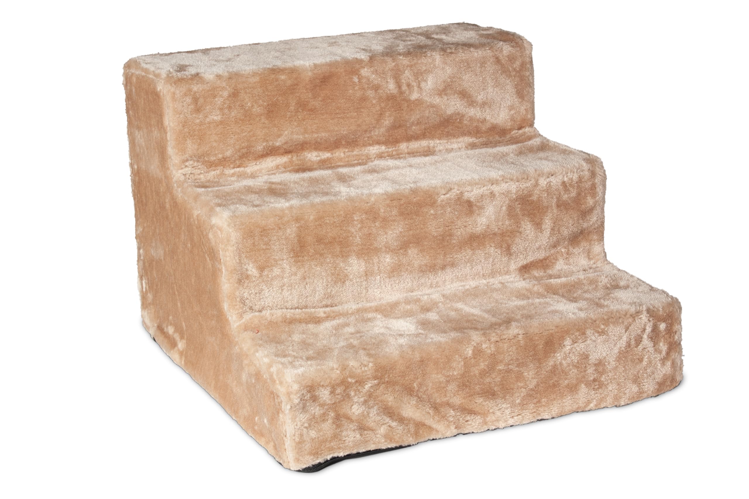 Easy Step dog stairs in beige - Removable cover - L43 cm - W41 cm - H29 cm