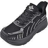 JACKSHIBO Wide Toe Box Shoes Women Slip on Running Athletic Walking Tennis Trail Slip in Sneakers Plantar Fasciitis Orthopedic Ortho Arch Support Hands Free Shoes with Zero Drop Cushion Thick Sole