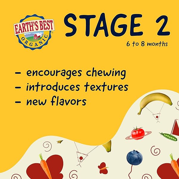 EARTH’S BEST ORGANIC BABY FOOD, DISSOLVABLE TEETHING SNACK FOR BABIES 6 MONTHS AND OLDER, GARDEN VEGGIE CRUNCHY STICKS, .56 OZ PACK (PACK OF 5)