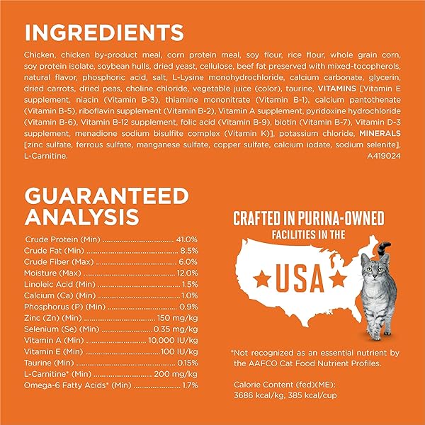 PURINA ONE HIGH PROTEIN, HEALTHY WEIGHT PLUS IDEAL WEIGHT WITH CHICKEN DRY CAT FOOD – 3.5 LB. BAG