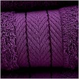 GC GAVENO CAVAILIA Towels 10pc Set 100% Egyptian Cotton Purple view 6