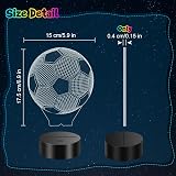 Linkax 3D Illusion Football Night Light for Kids - 16 Color Change view 7