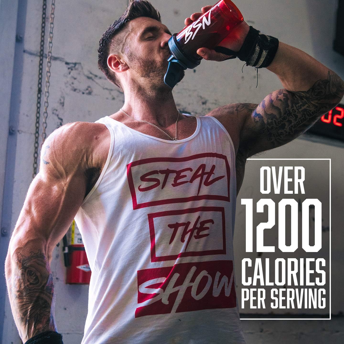 BSN TRUE-MASS Weight Gainer, Muscle Mass Gainer Protein Powder, Chocolate Milkshake, 10.38 Pound: Health & Personal Care