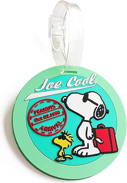 Amazon Co Jp スヌーピー ネームタグ プラスチック 丸型 キャラクター かわいい ジョークール ホーム キッチン