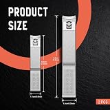 BEZOX Nail Clipper Set 2 Pcs Wide Jaw Premium Stainless Steel view 7