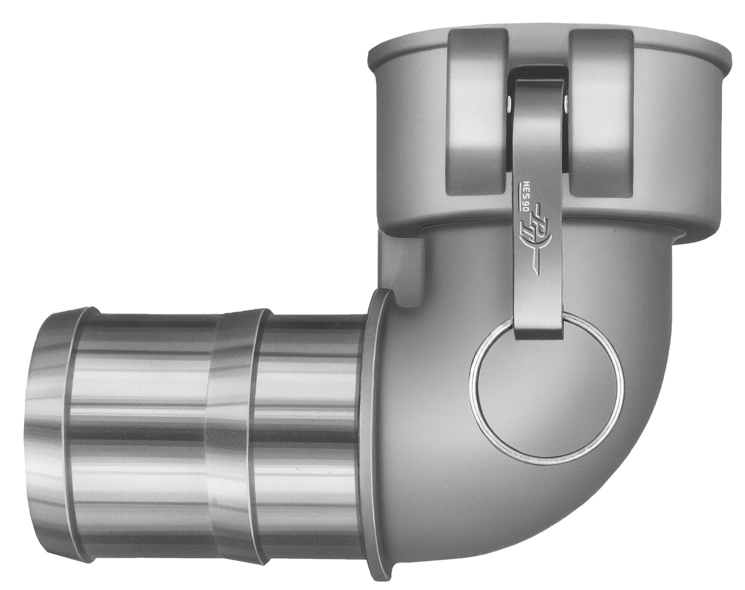 PT Coupling CL Series 15CL Aluminum Cam and Groove Hose Fitting, 90