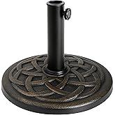 BACKYARD EXPRESSIONS PATIO · HOME · GARDEN 911554 21 Pound Umbrella Base, Bronze