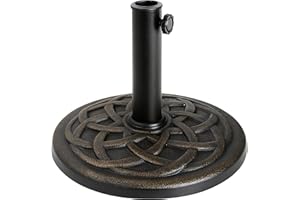 BACKYARD EXPRESSIONS PATIO · HOME · GARDEN 911554 21 Pound Umbrella Base, Bronze