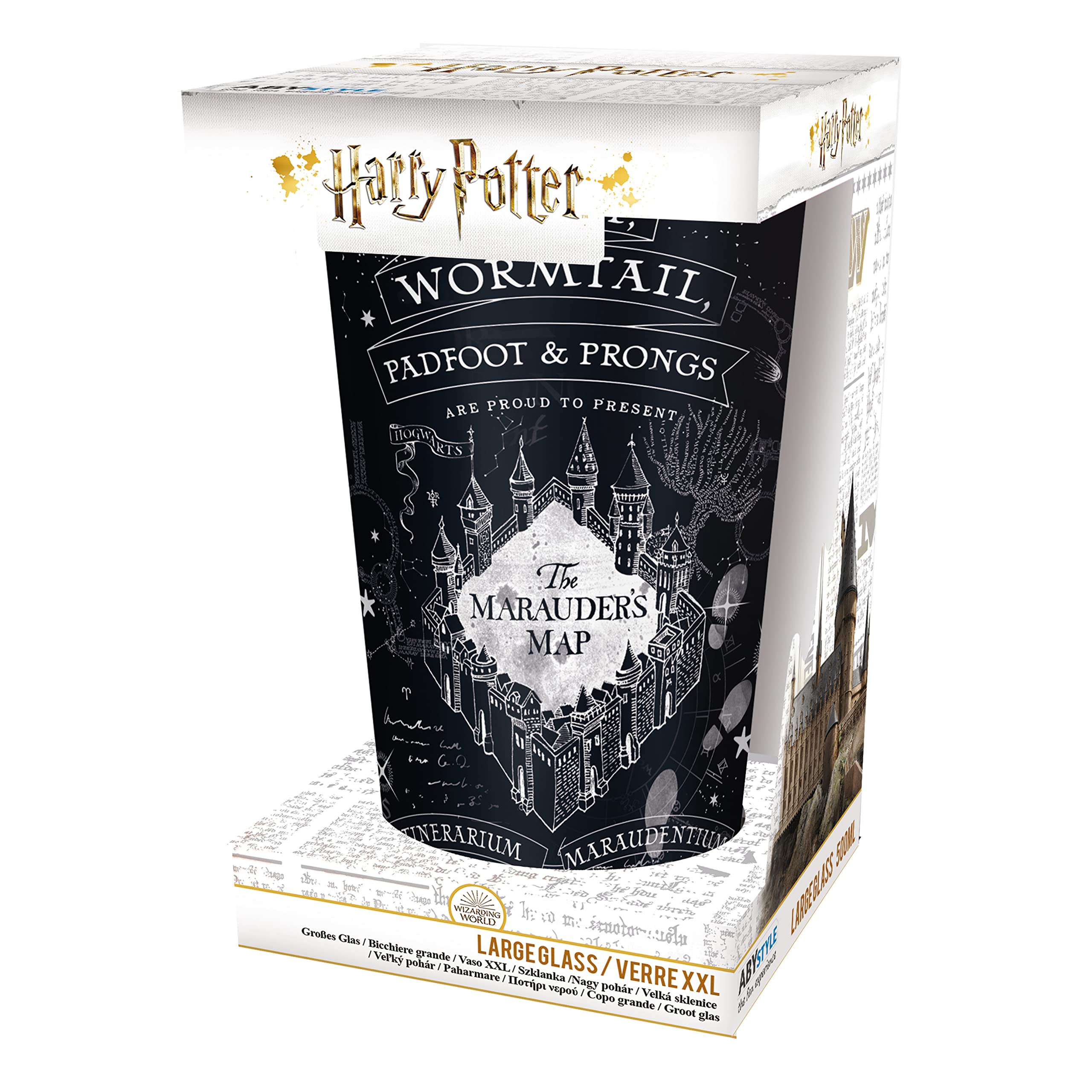 ABYstyle - Harry Potter - XXL Glass - 400ml - Malandrino Map