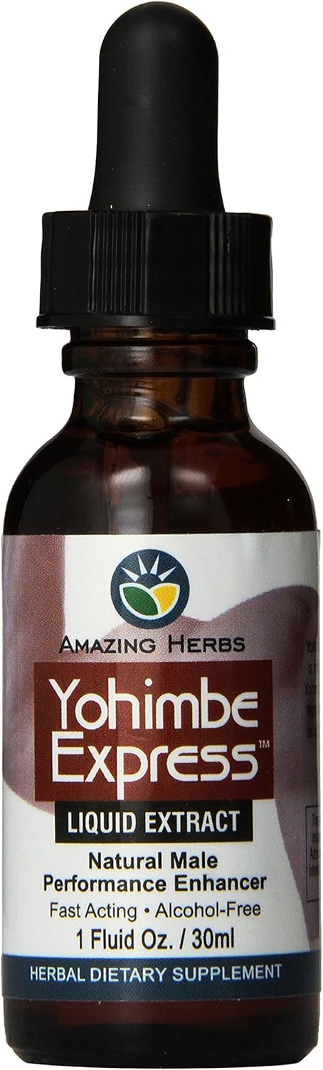 Amazing Herbs Yohimbe Express Liquid Extract, 1 Fluid Ounce: Health & Personal Care
