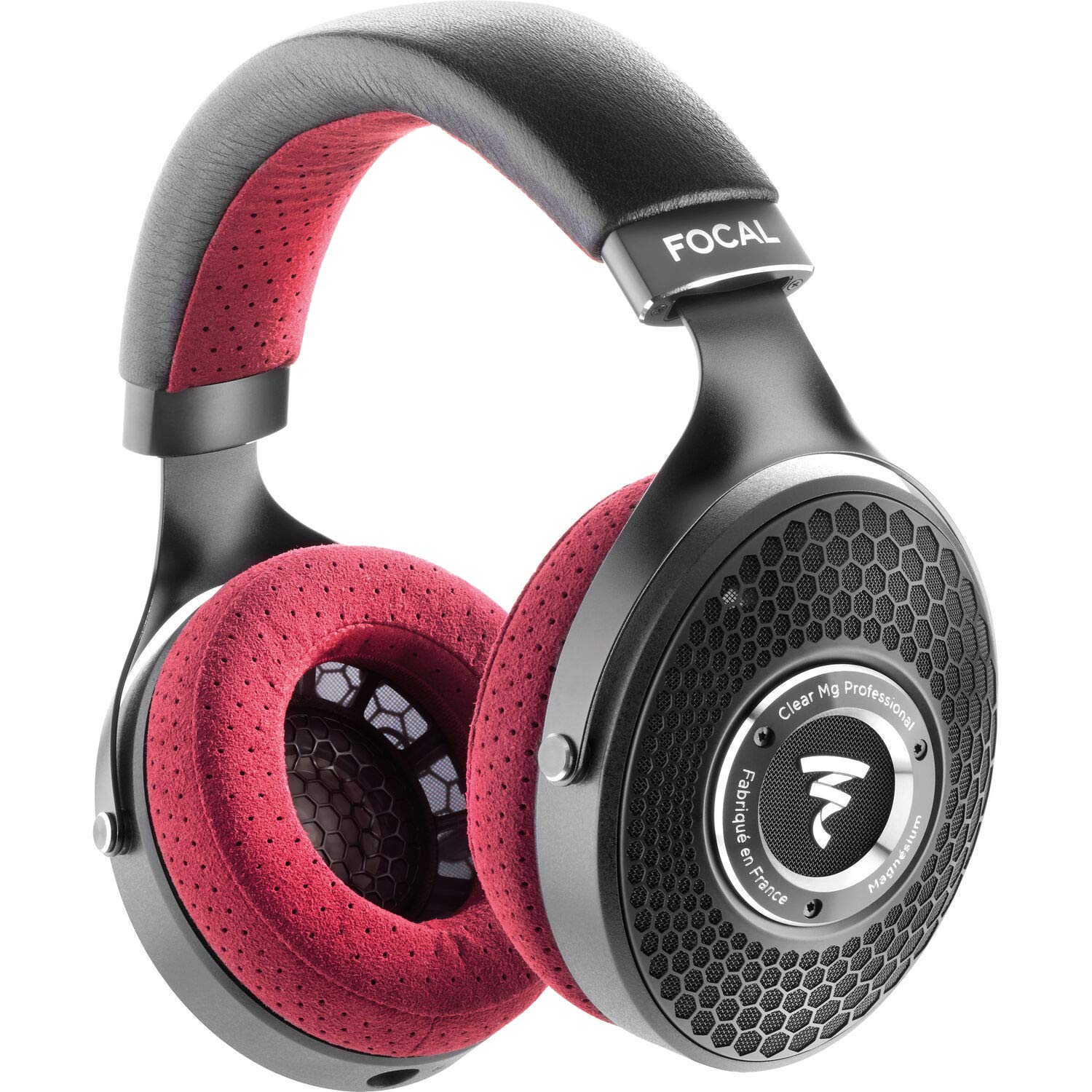 Focal Clear Pro MG - Auriculares profesionales abiertos con almohadillas de espuma viscoelástica, varios cables y funda de transporte rígida