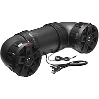 BOSS Audio ATVB95LED All-terrain Sound System - Bluetooth Amplified With 8 Marine Speakers & LED Light Bar