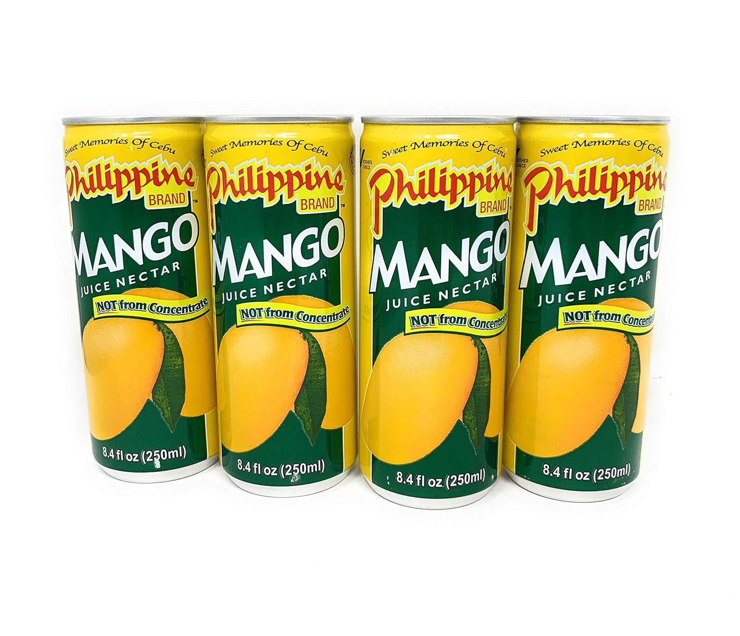 Philippine Brand Juices 250ml (Mango, 4 Pack) Grocery