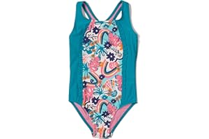 Speedo Girls Printed Sport Splice