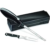 Hamilton Beach Electric Knife for Carving Meats, Poultry, Bread, Crafting Foam and More, Storage Case and Serving Fork Includ