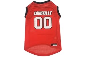 Pets First NCAA Basketball Pet Jersey Louisville Cardinals Dog Jersey, XX-Large