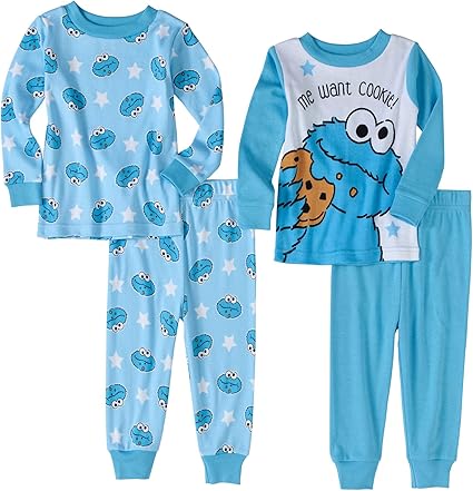 baby cookie monster pajamas