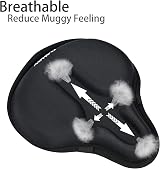 DAWAY C9 Extra Large Bike Seat Cover Memory Foam Cushion 12in L x 12in W view 4