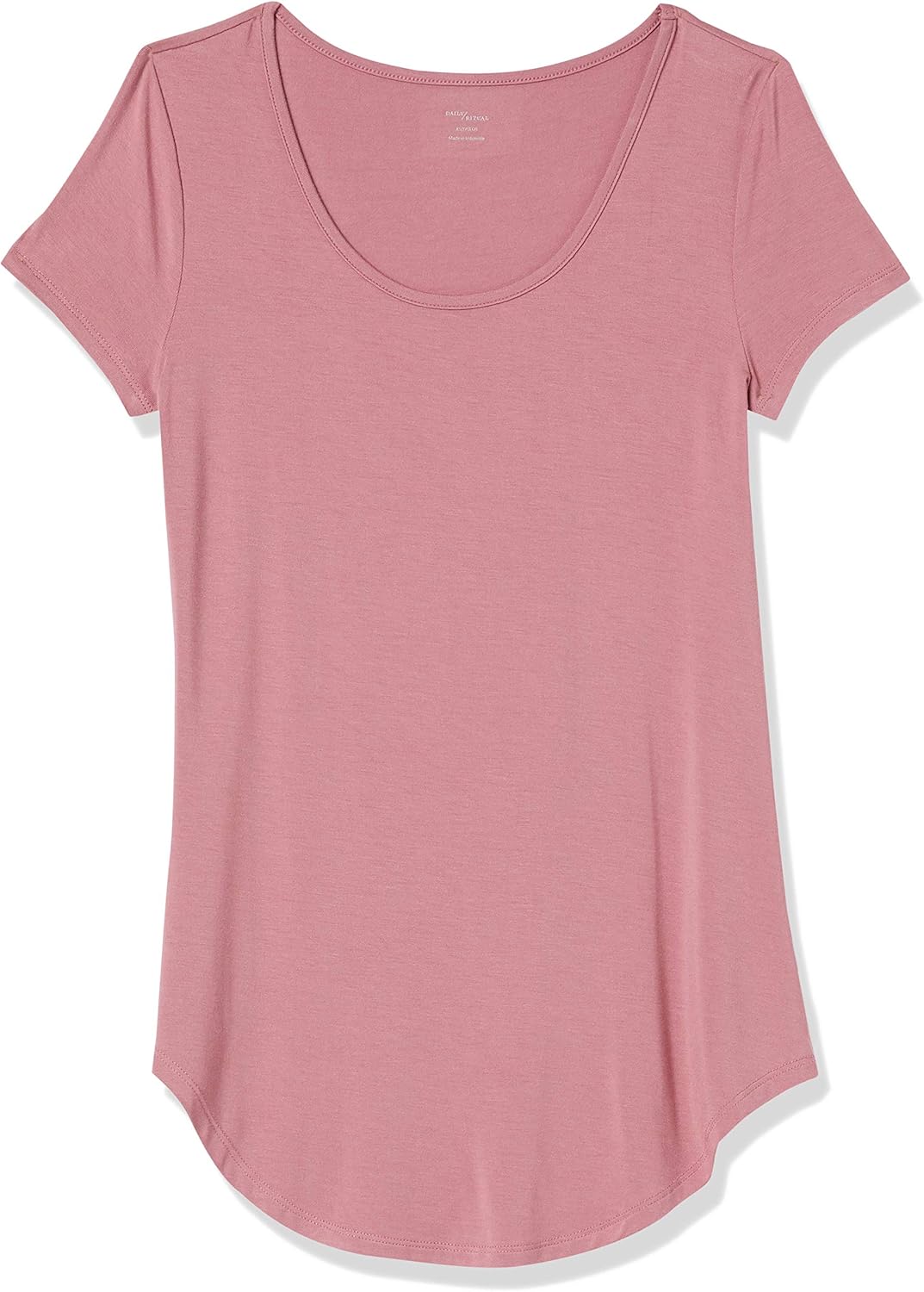  Brand - Daily Ritual Women's Jersey Short-Sleeve Scoop-Neck Longline T-Shirt: Clothing
