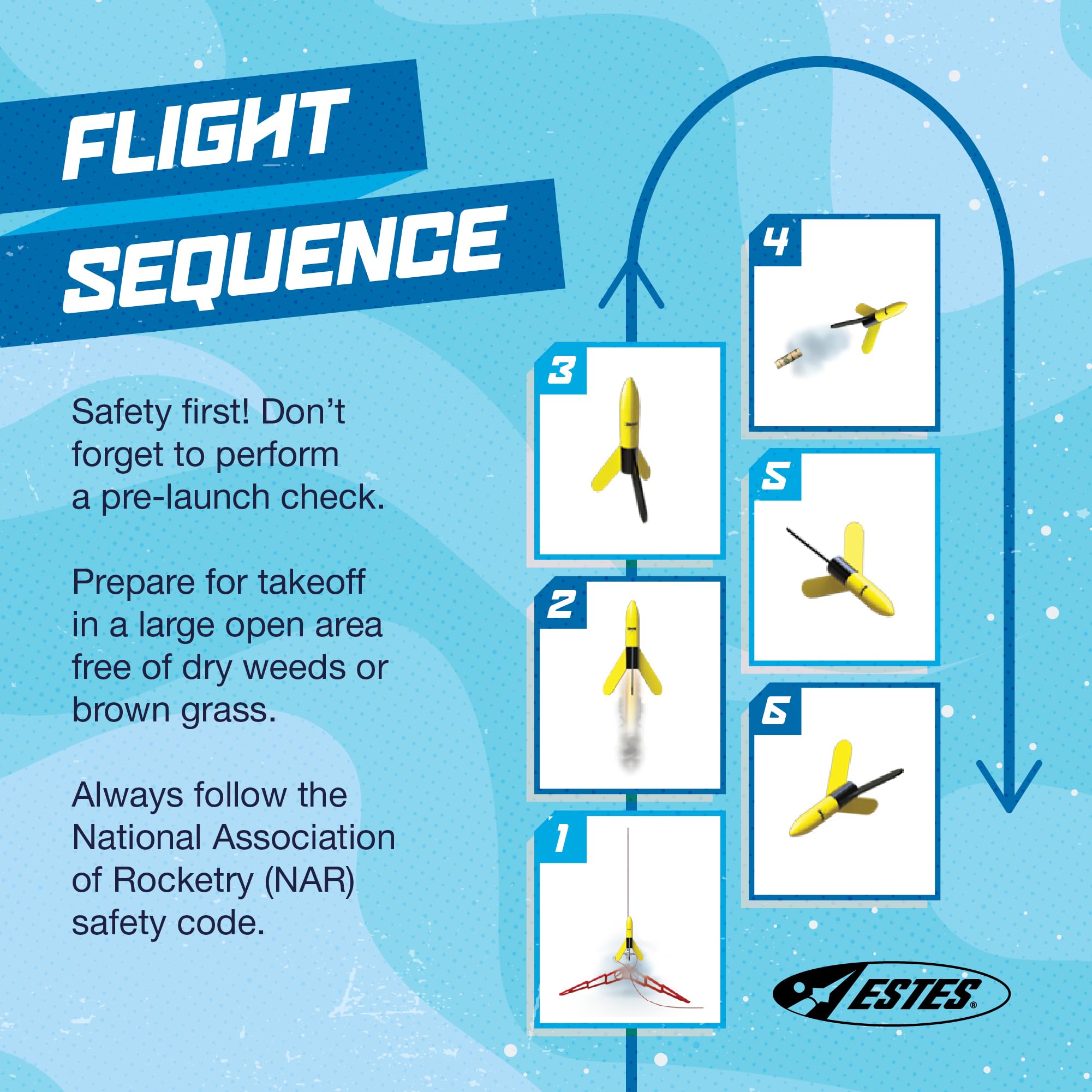 Estes 1345 Mini Mosquito Rocket-Building Kit, Intermediate Mini Flying-Rocket-Model Kit for Ages 10+