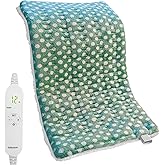 HELLOMOTO Heating Pad for Back Pain Relief, Large Heating Pad for Back/Shoulder/Abdomen/Waist/Leg Pain with 12 Heat Settings and 8 Timer Settings, Extra Large 12"x24"- YDG01