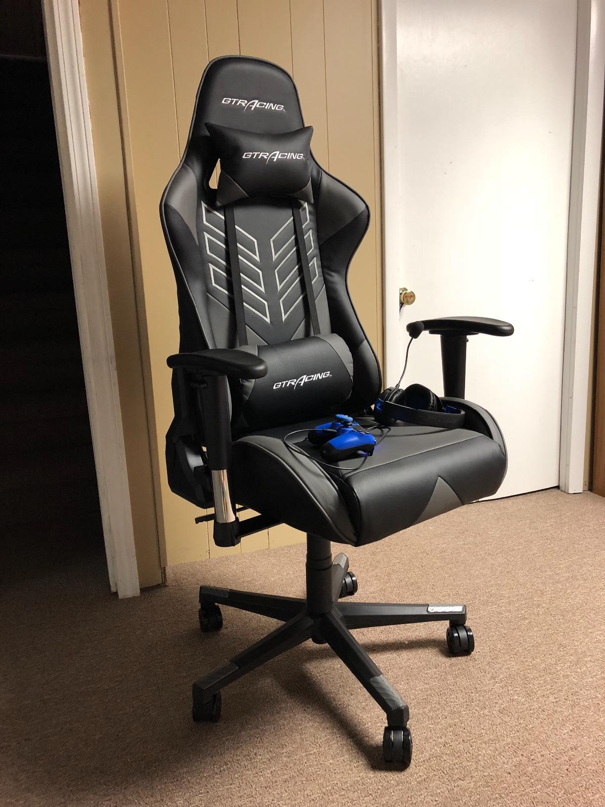 23/mo Finance GTRACING Gaming Chair Ergonomic Racing Chair Backrest and Seat Height