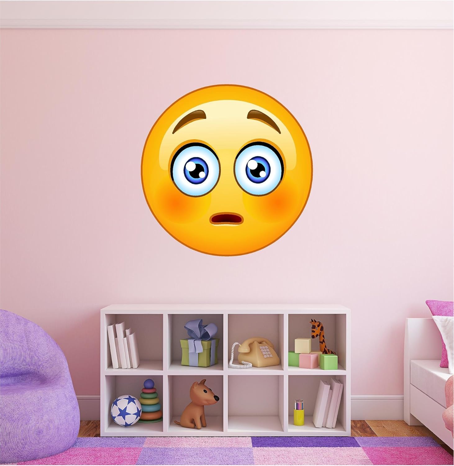 36 shocked emoji wall decal funny blue eyes omg iphone emoticon apple icon removable sticker graphic decal kids game room decor art cling new amazon com 36 shocked emoji wall decal funny blue eyes omg iphone emoticon apple icon removable sticker graphic decal kids game room decor art cling new