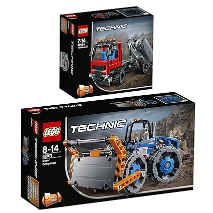 Lego Technik 2er Set 42071 42084 Raddozer + Absetzkipper