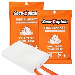 SecuCaptain Emergency Fire Blanket for Home Kitchen
