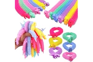 JUUXNCGV 20 PCS Stretchy Fidget Toy,Colorful Stretchy Strings Fidget Toy for Children's Day Gift,Kids,Adults,Boys,Girls,Stress Relief,Calming and Relaxing Present